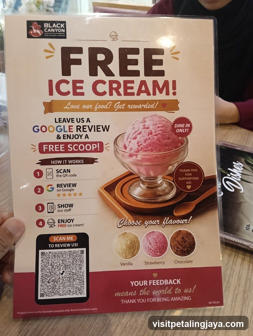 Free Ice Cream Promotion