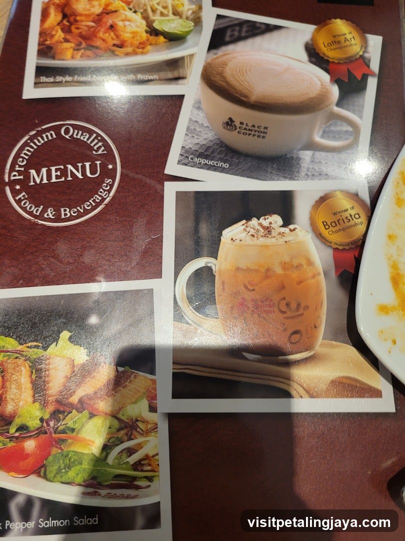 Premium Quality Menu Food & Beverages