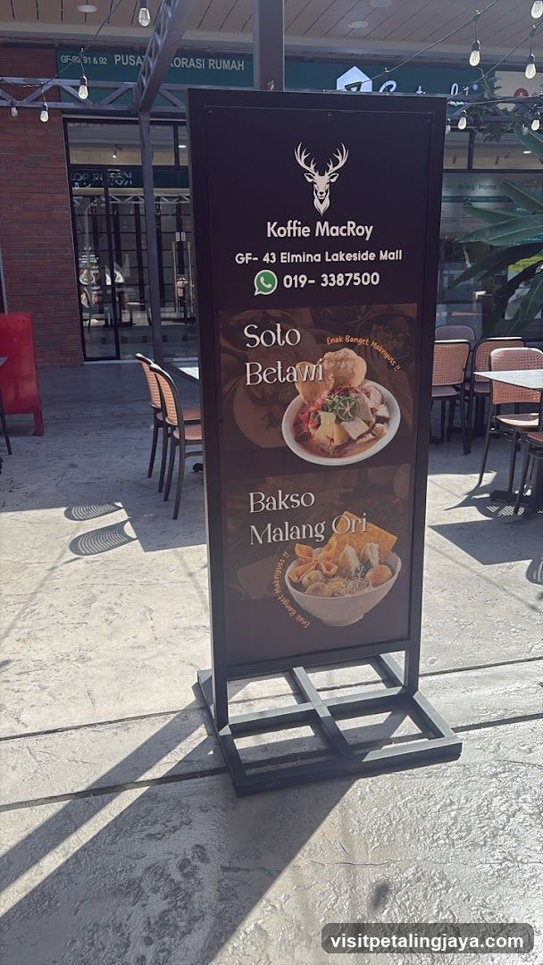 Koffie MacRoy Menu Board