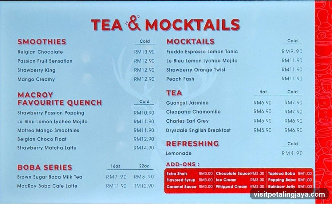 TEA & MOCKTAILS