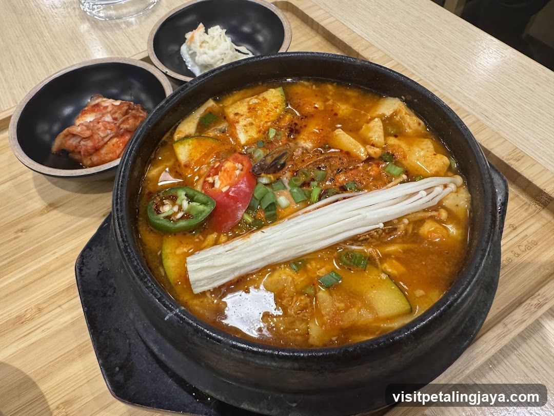 Korean Stew with Side Dishes