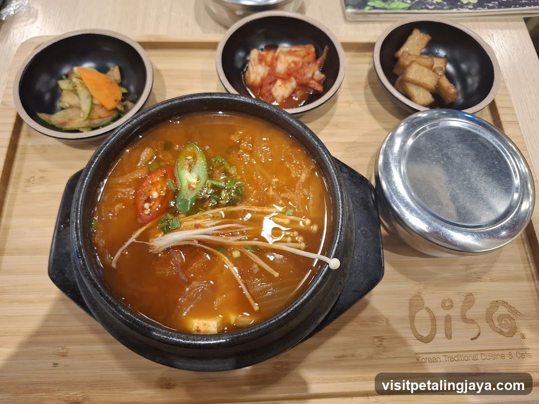 Korean Stew with Side Dishes