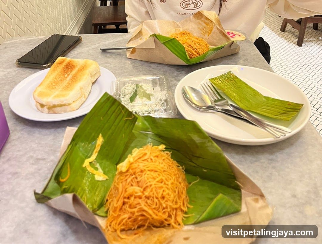 Food on a table