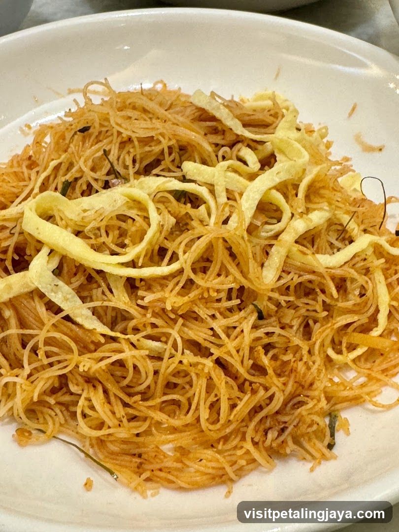 Fried Noodles with Egg Ribbons
