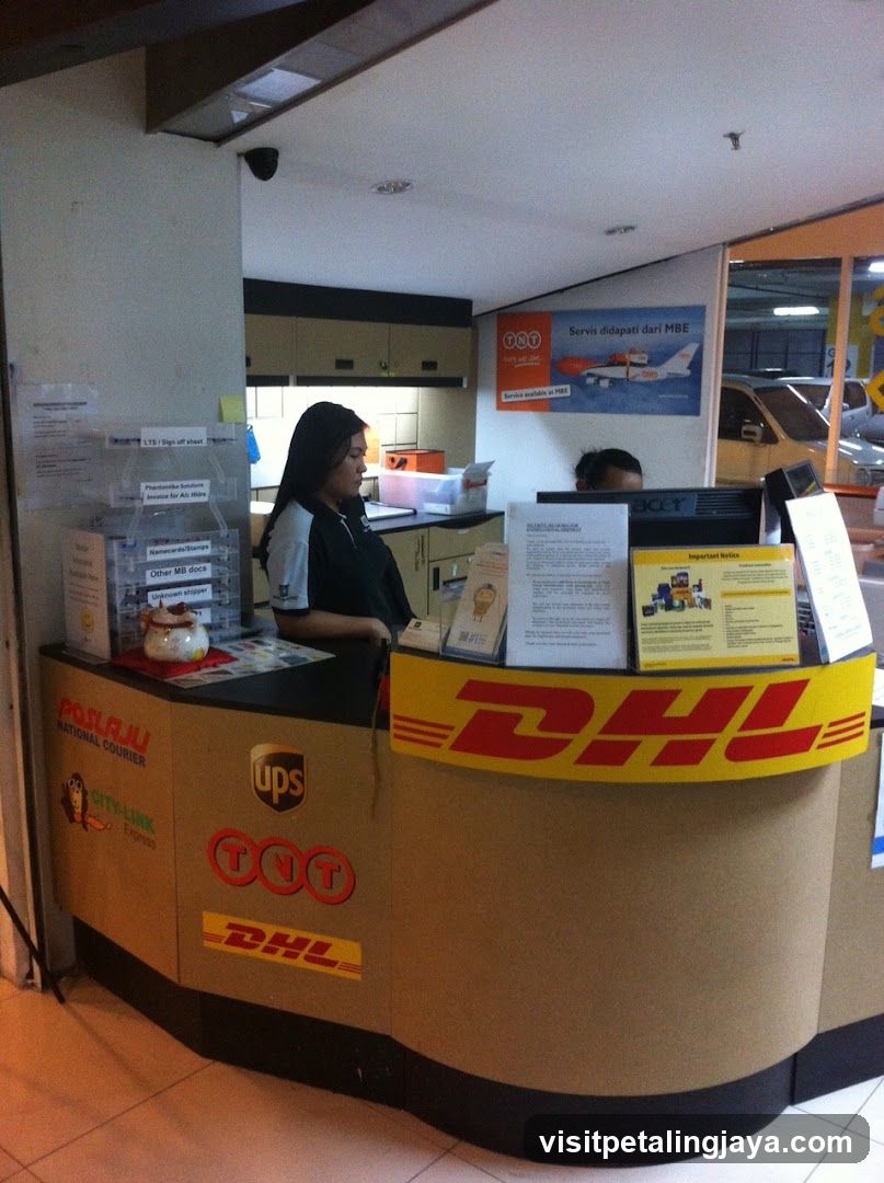 Shipping and Courier Service Counter