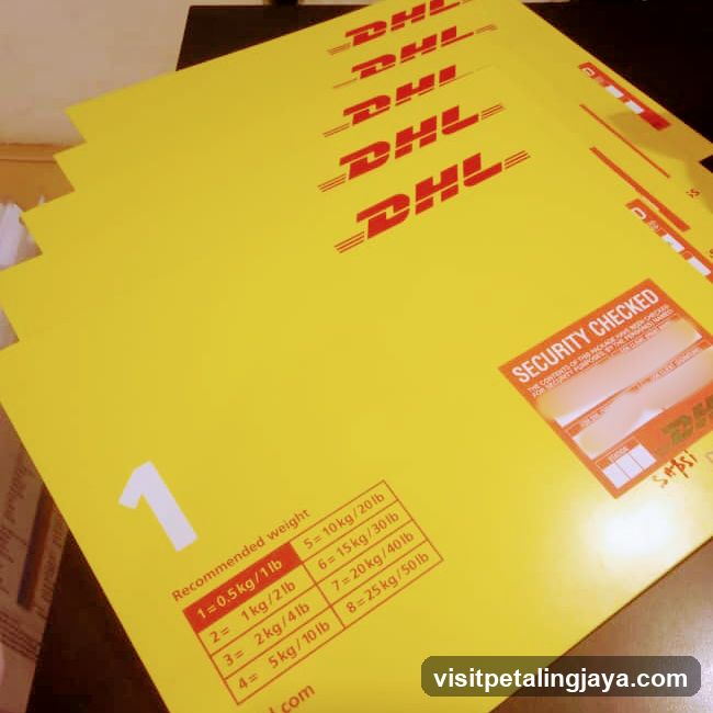 DHL Shipping Envelopes