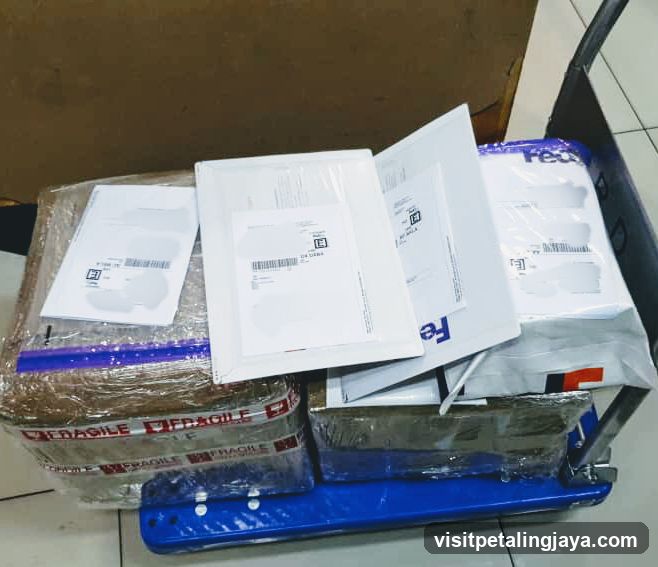 Packages on a Cart