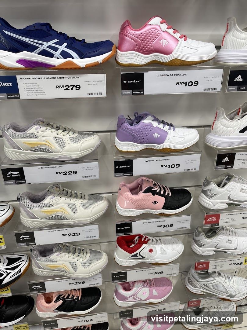 Sports Shoes Display