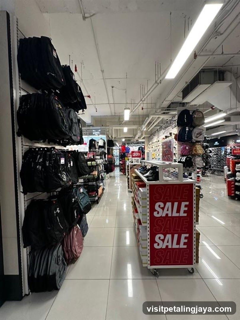 Sporting Goods Store Aisle