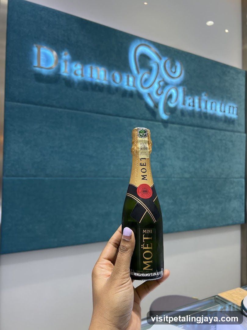 Mini Moet Champagne Bottle