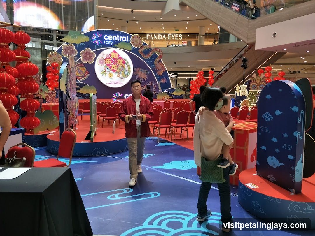 Chinese New Year Decorations in a Mall