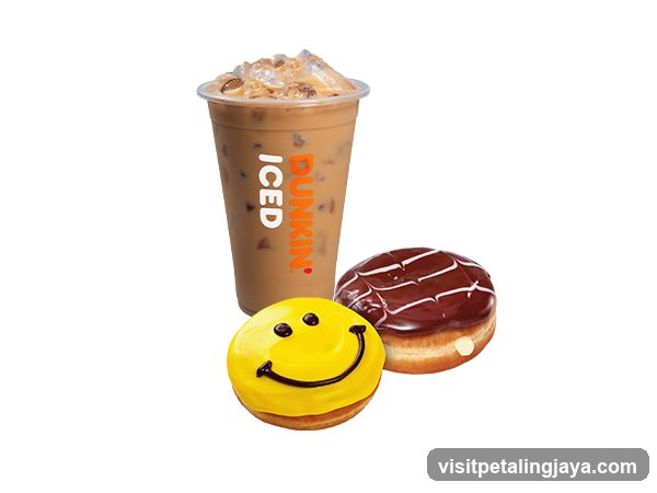 Dunkin' Iced Coffee and Donuts