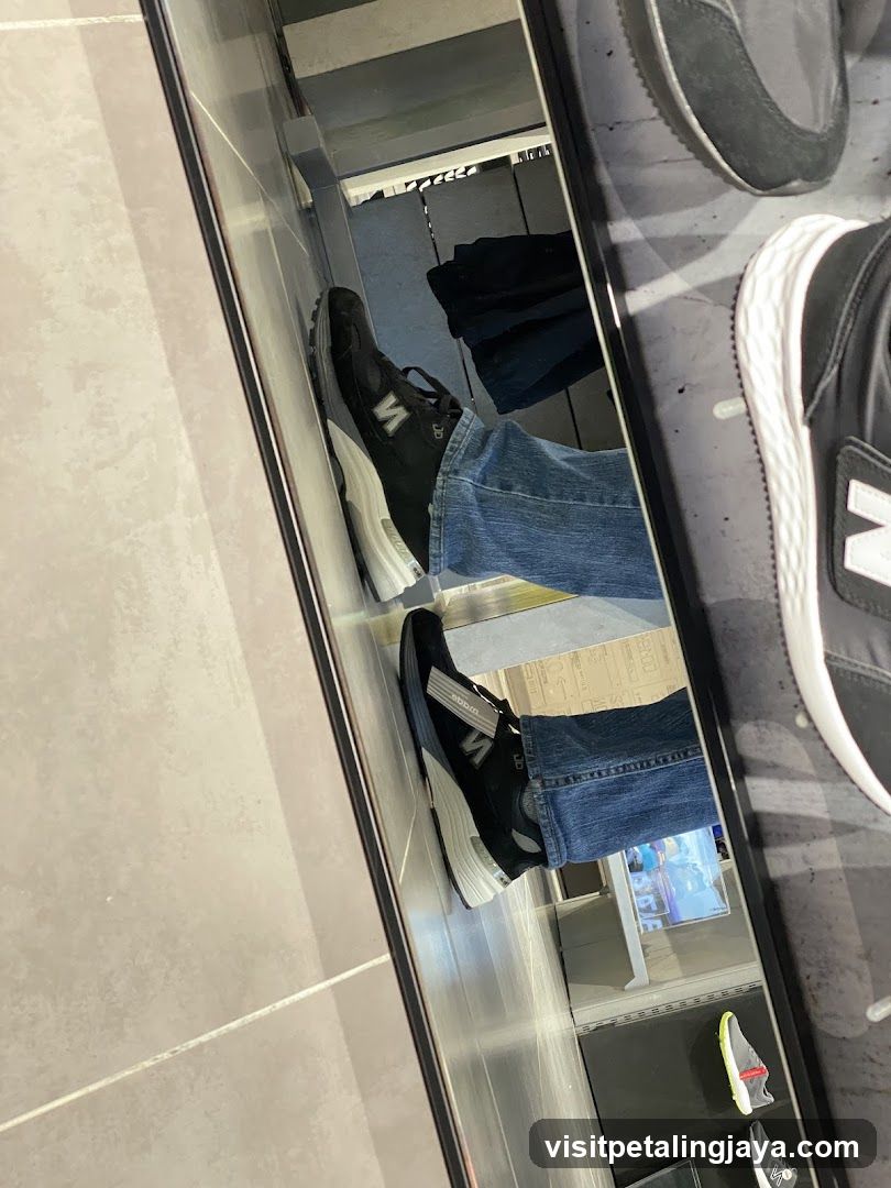 New Balance Sneakers Display