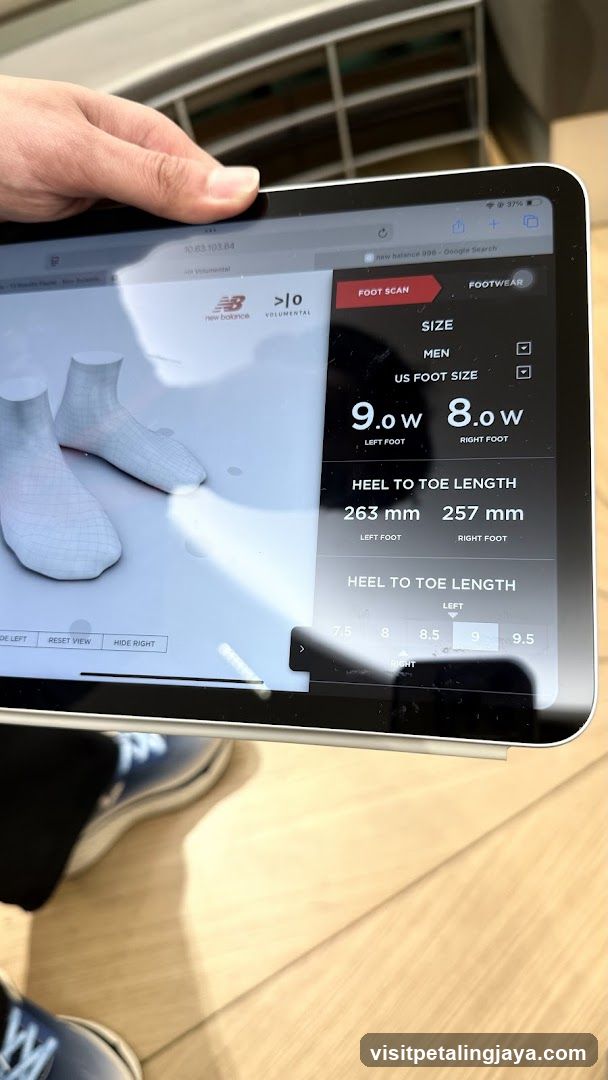 New Balance Foot Scan App