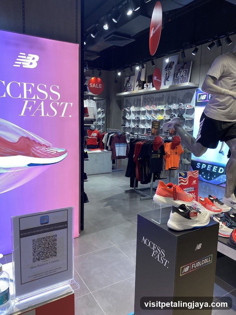 New Balance Store Interior