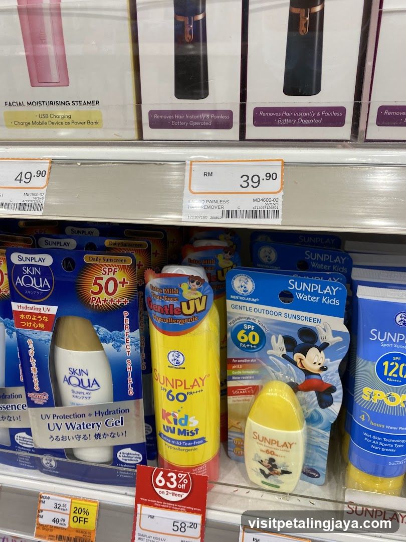 Sunscreen and Beauty Products