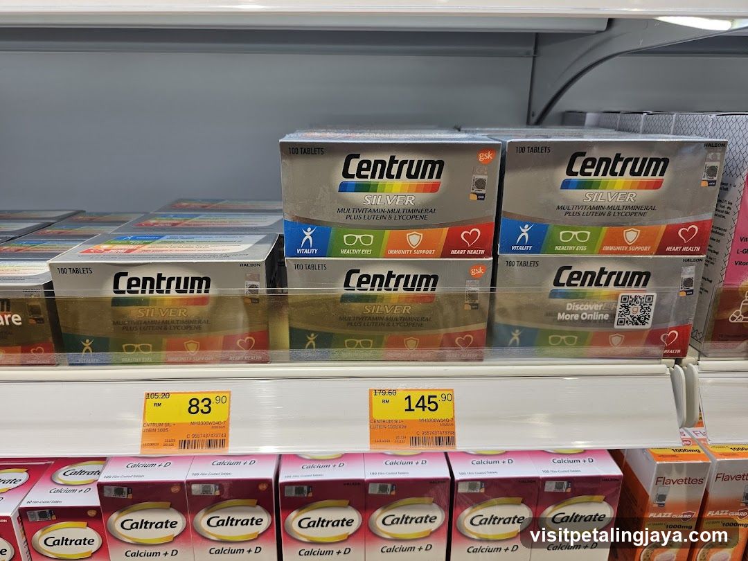 Centrum Silver Multivitamin Display