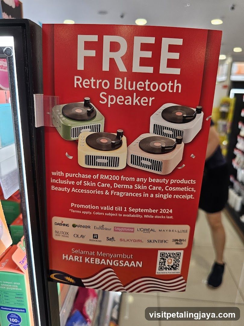 Free Retro Bluetooth Speaker Promotion