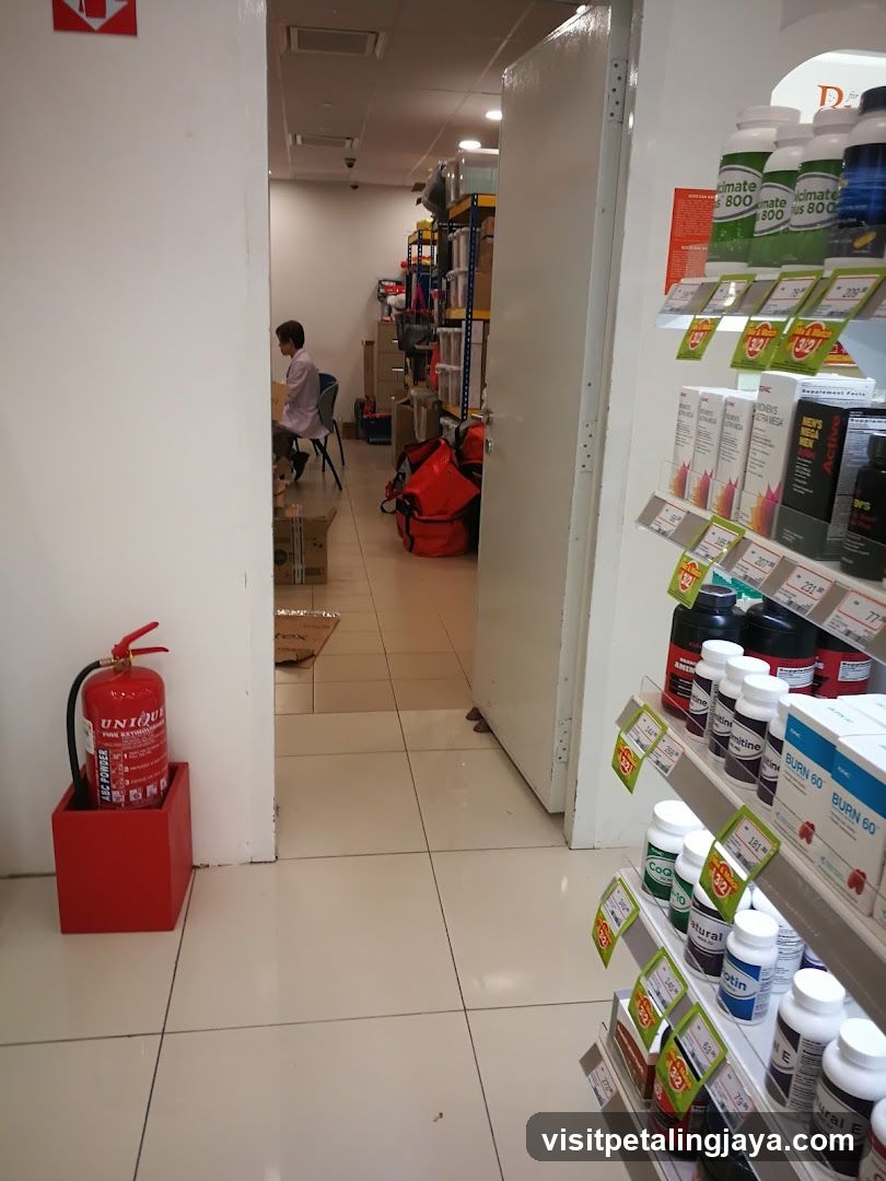 Store Interior with Supplements