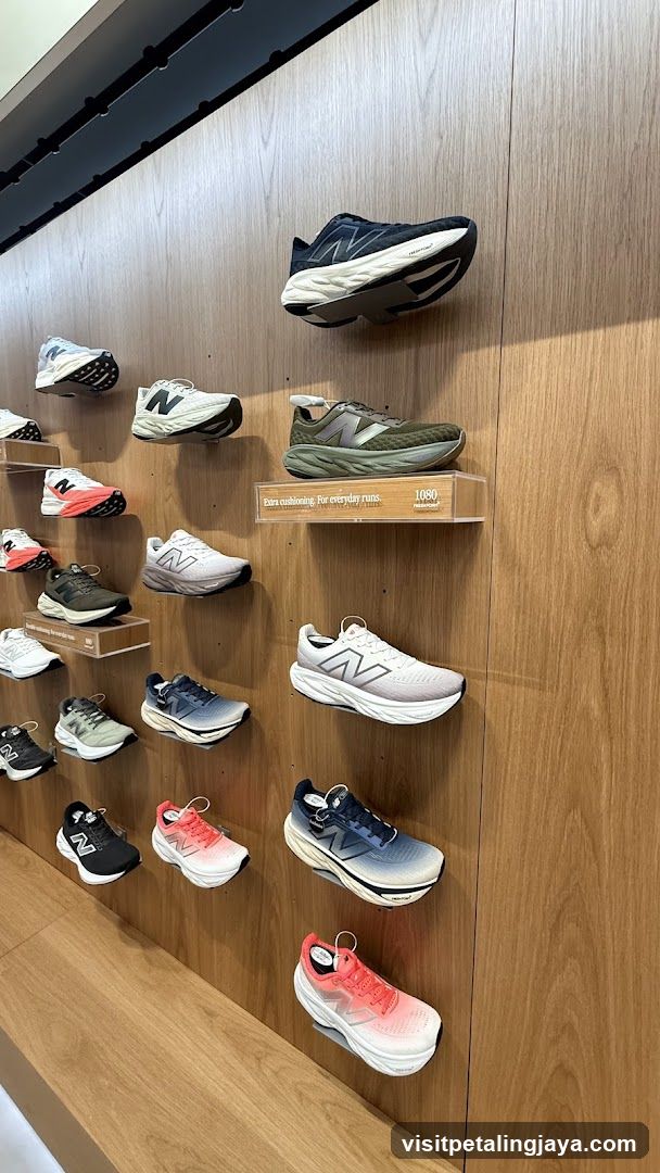New Balance Shoes Display