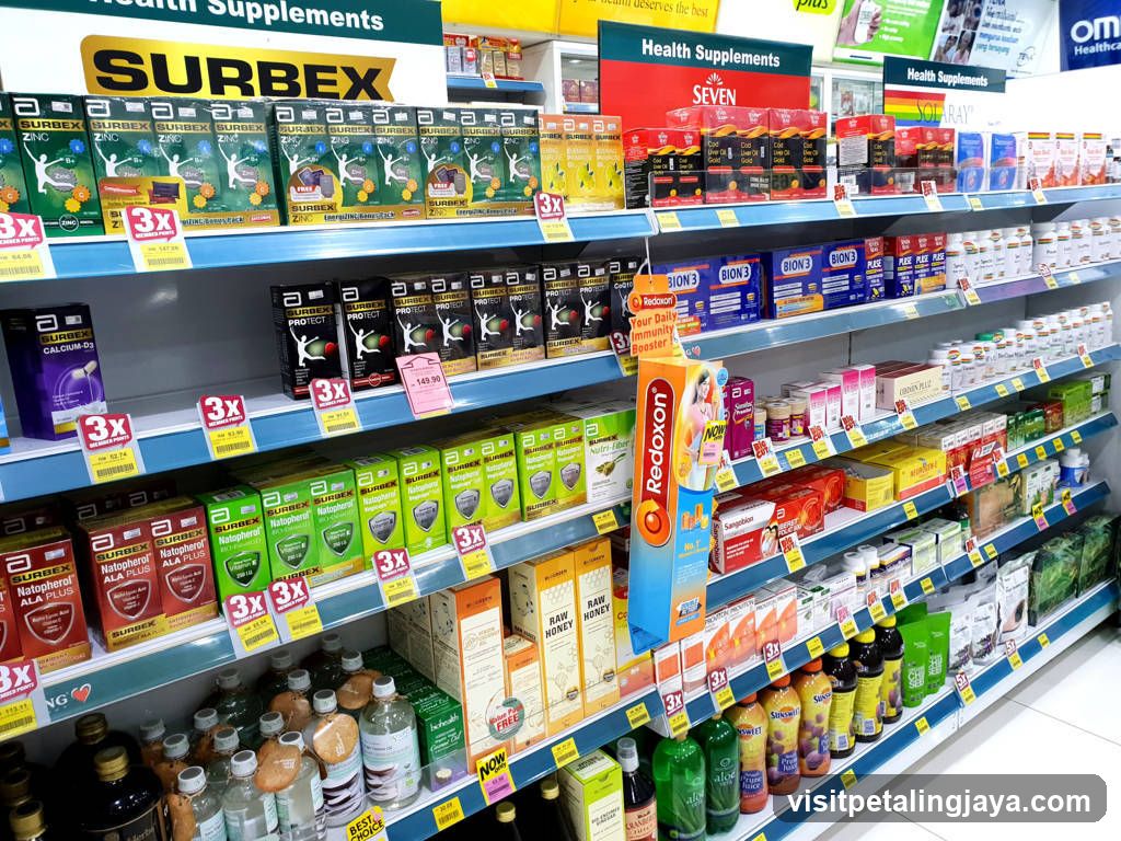 Health Supplements Aisle