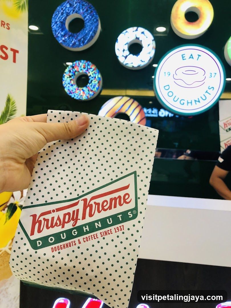 Krispy Kreme Bag and Display