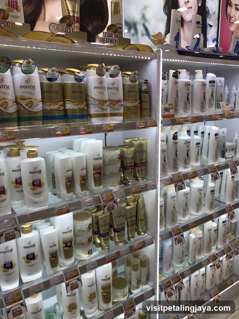 Hair Care Products Display
