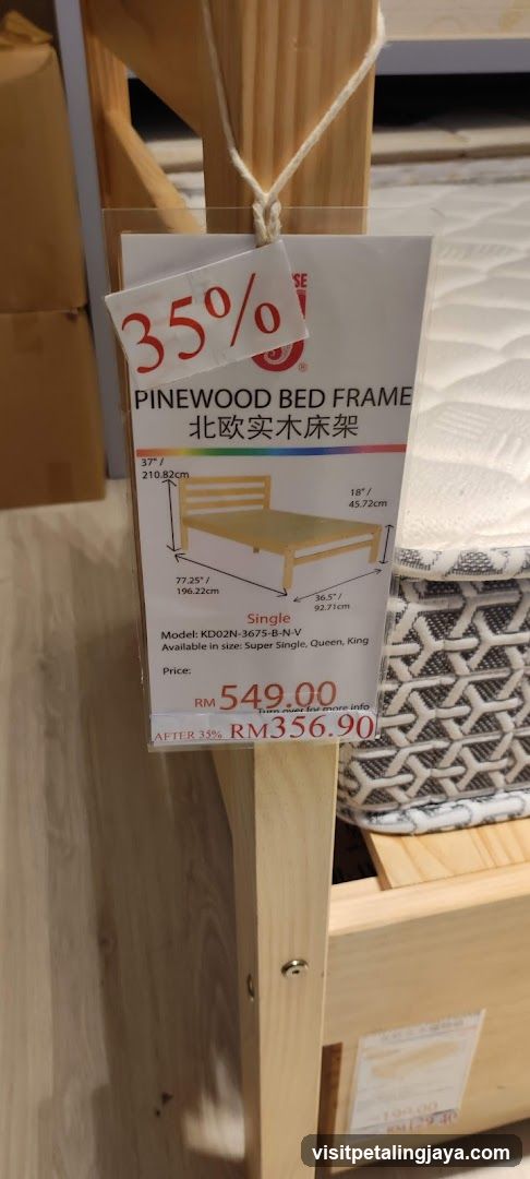 Pinewood Bed Frame