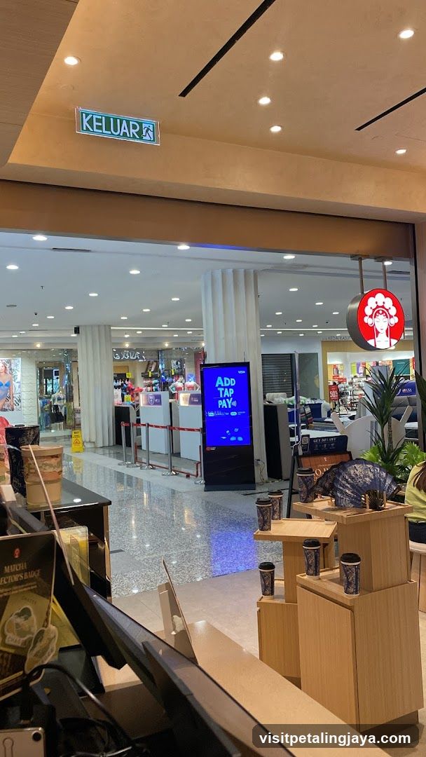 Mall Interior with Storefronts