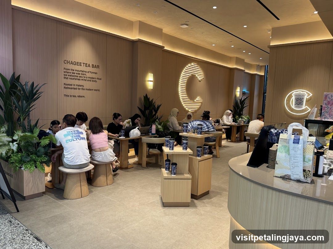 Chagee Tea Bar Interior