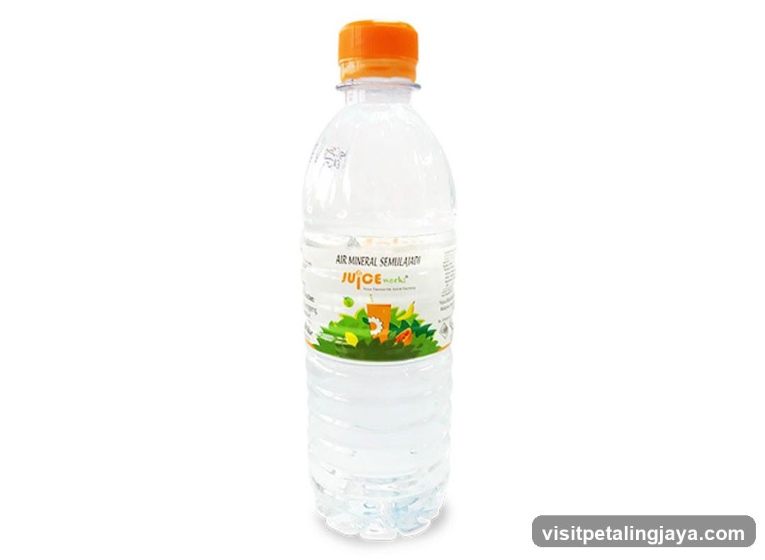 Bottle of Juice Works Mineral Water