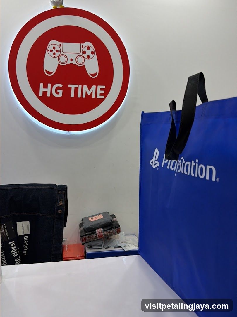 Playstation Bag and HG TIME Sign