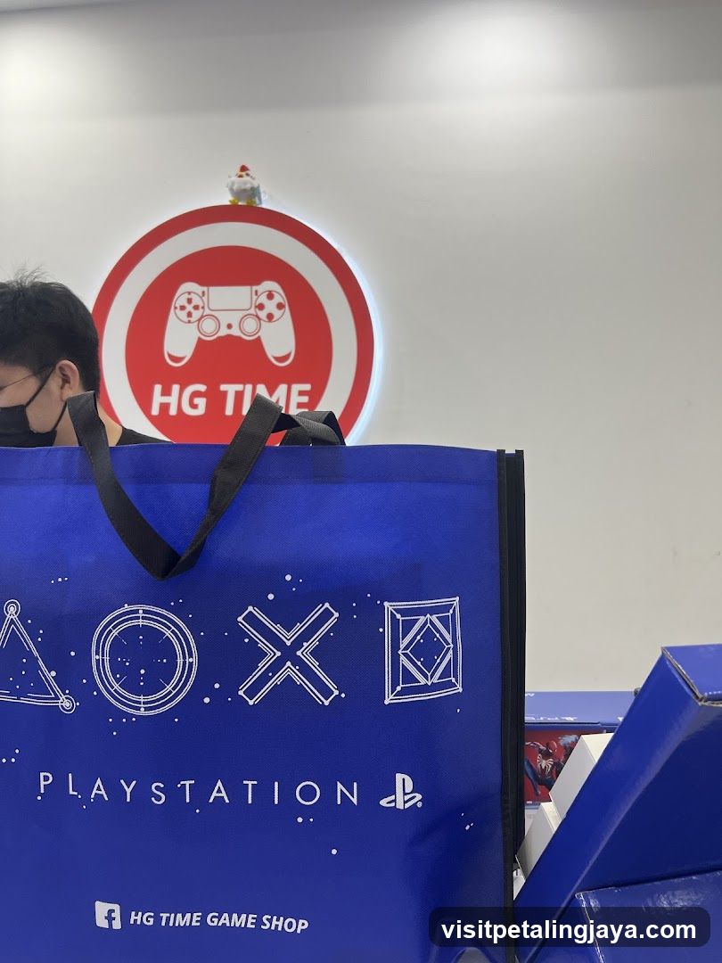 Playstation Bag and Sign