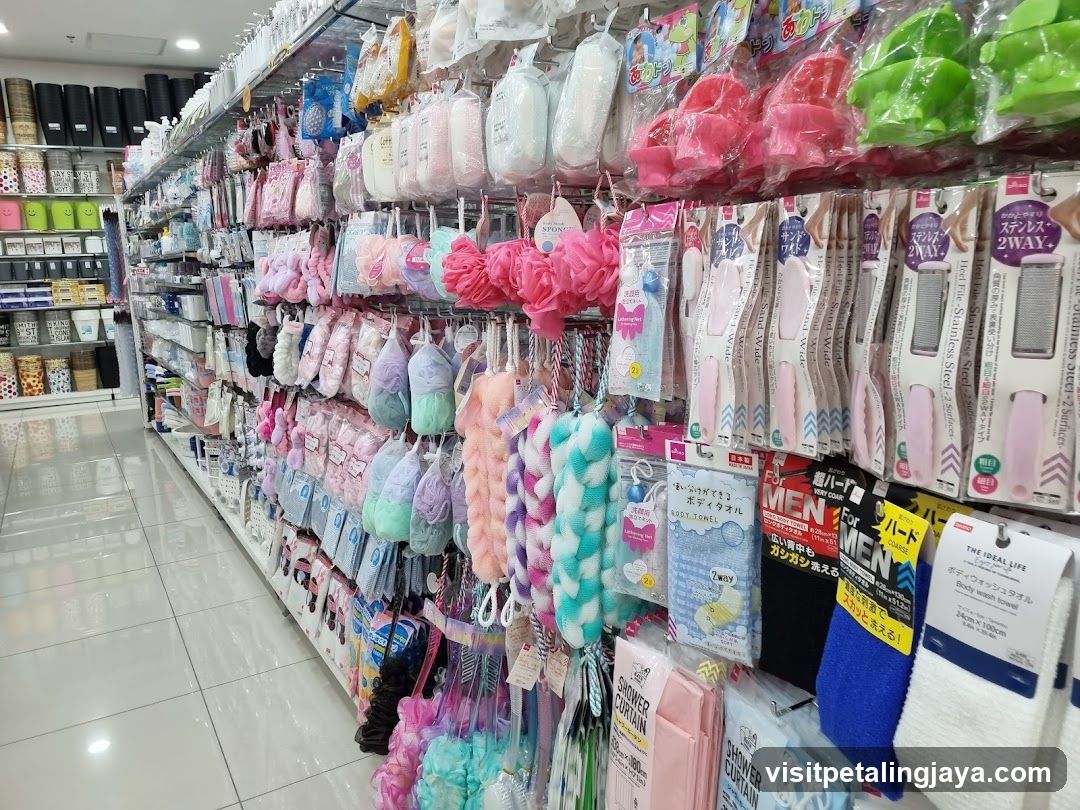 Bath and Body Products Aisle