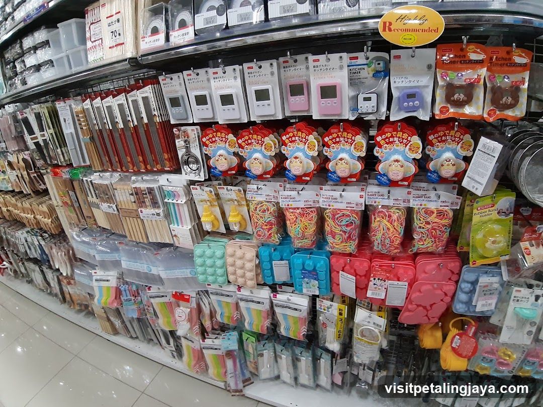 Kitchenware and accessories on display