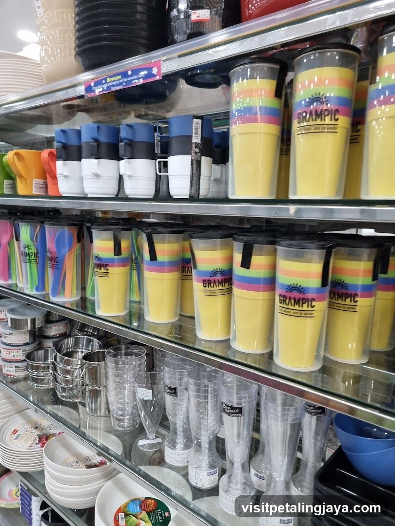 Colorful Cups and Kitchenware