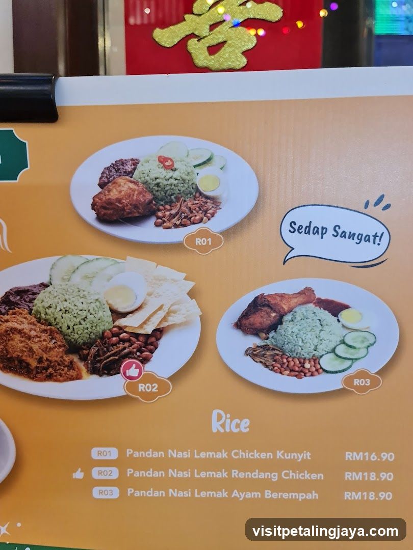 Rice Menu
