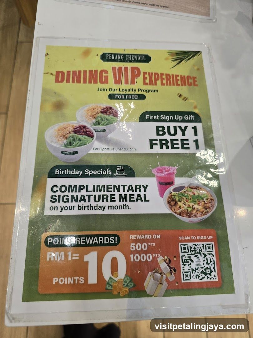 Penang Chendul Loyalty Program