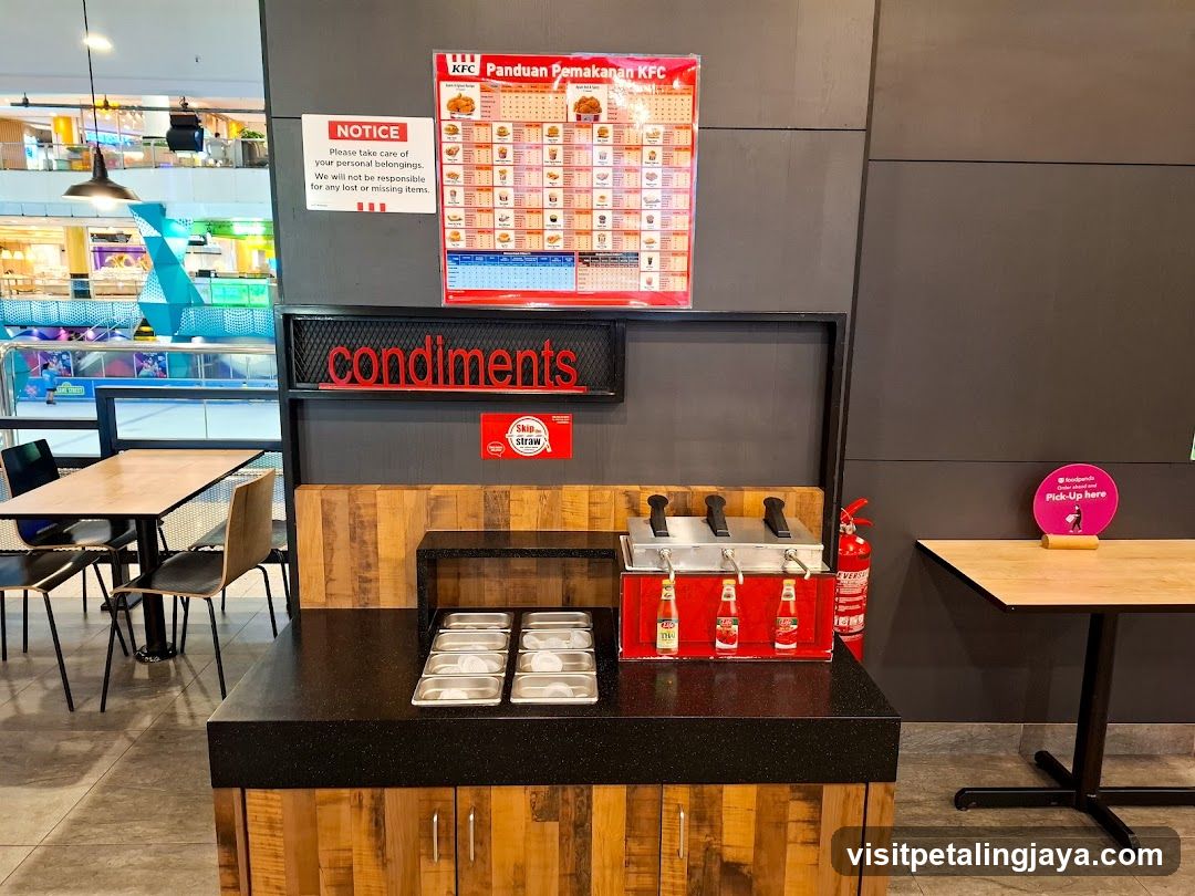 KFC Condiment Station