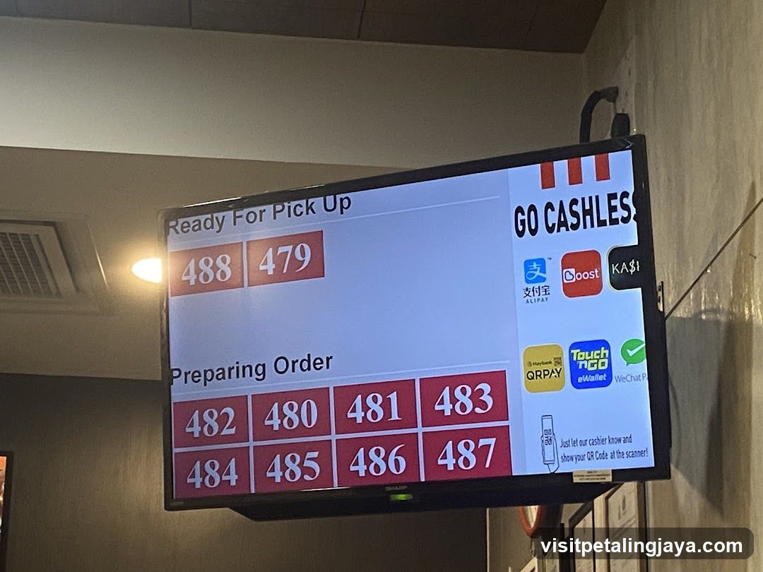 Order Status Screen