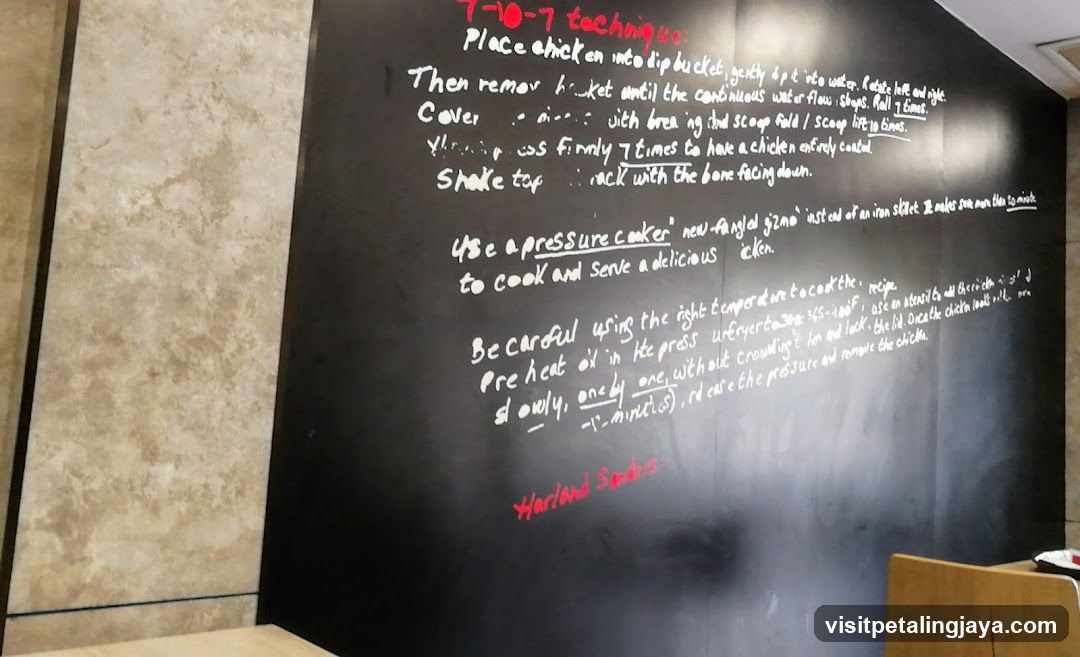 Recipe on Chalkboard