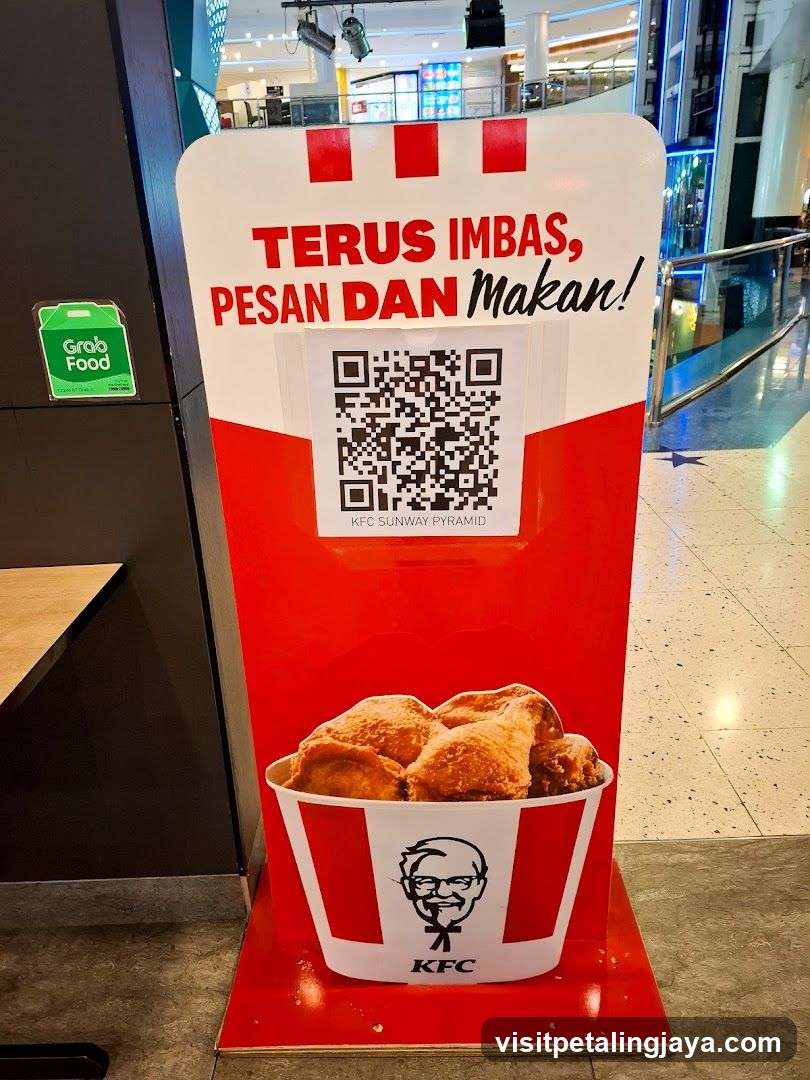 KFC QR Code Standee