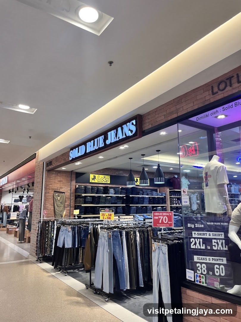 Solid Blue Jeans