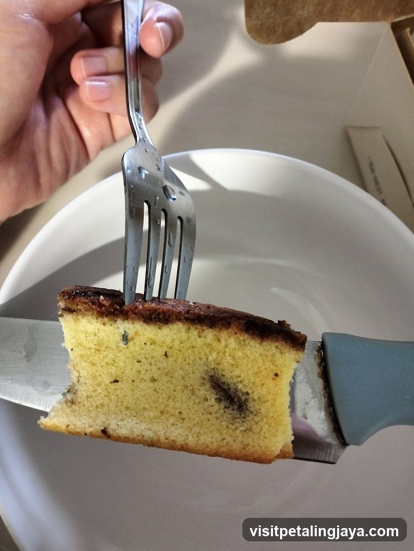 Cake being cut