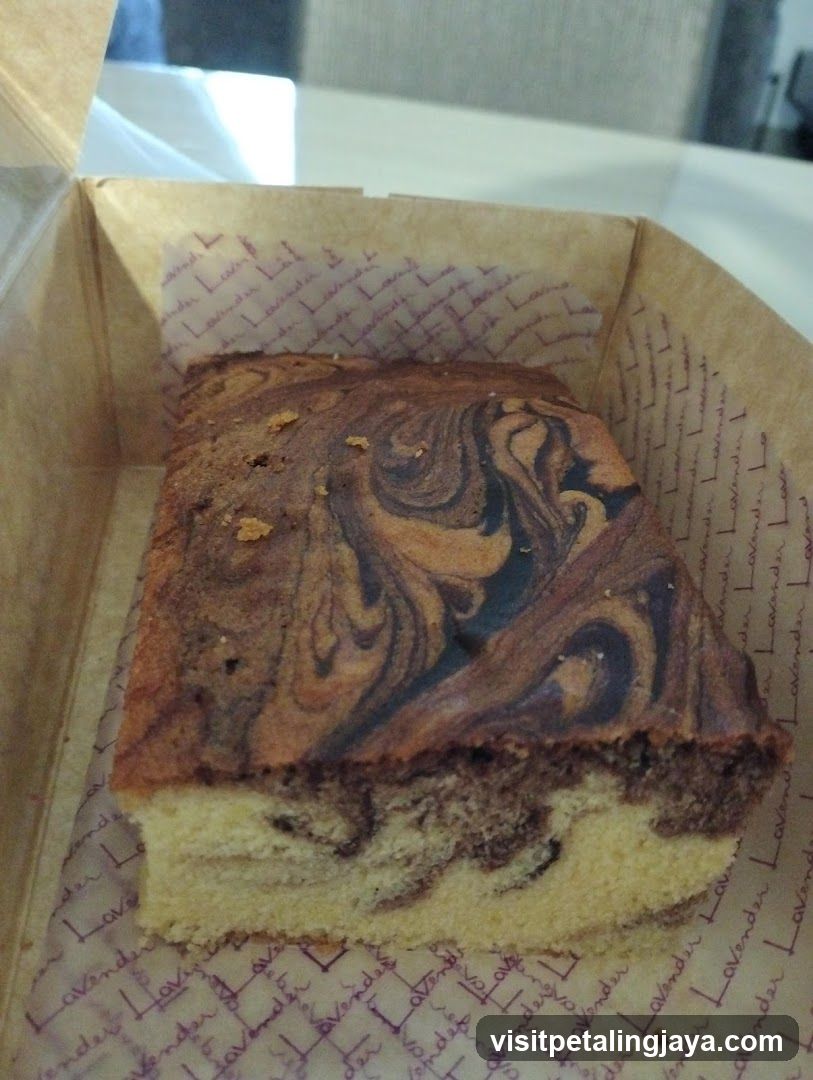 Marble Cake Slice