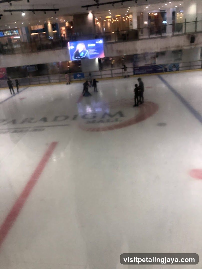 Ice Skating Rink in a Mall