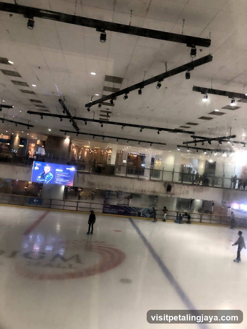Ice Skating Rink in a Mall