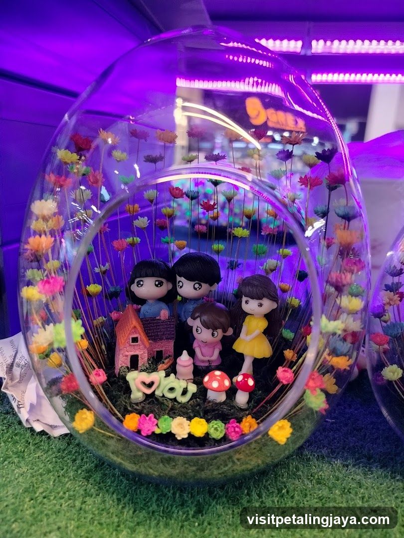 Decorative Terrarium with Figurines