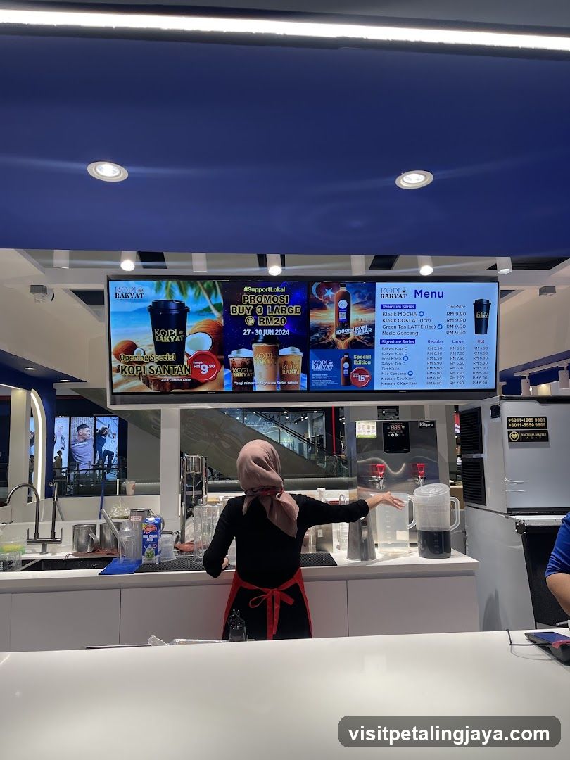 Kopi Rakyat Menu and Promotion