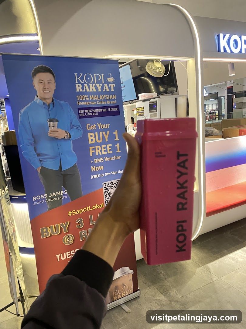 Kopi Rakyat promotional display